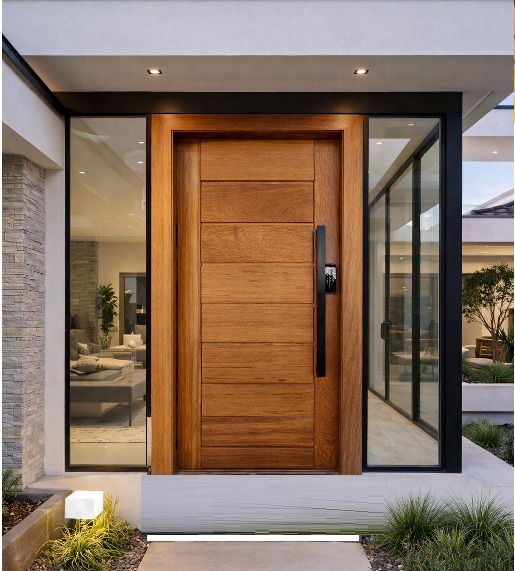 PORTA MACIÇA 9ALMOFADAS PIVOTANTE COMPLETA - Imagem 5