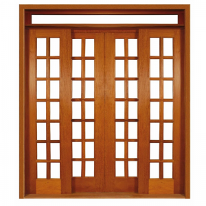 Porta de madeira maciça de correr c/ Painel Reto modelo 2050