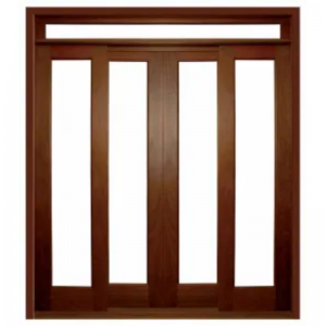 Porta de madeira maciça de correr c/ Painel Reto modelo 2052