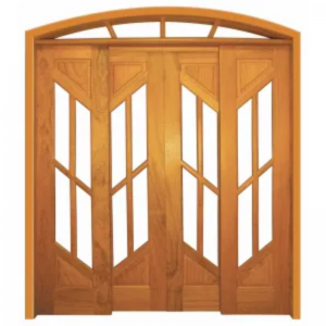 Porta de madeira maciça de correr c/ Painel modelo 2064